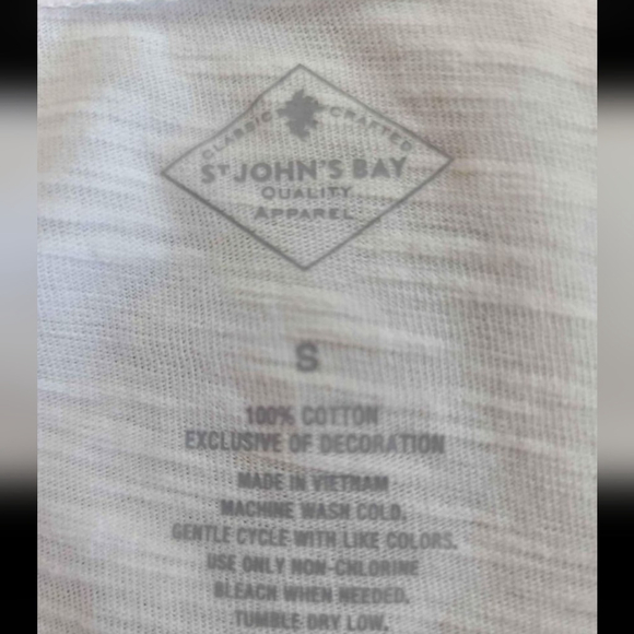 St. John's Bay Embroidered Short Sleeve Top Size S - Picture 5 of 6